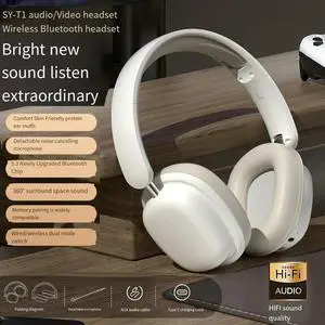 Ageryu Wireless Headset Bluetooth Type Game Headset Big Power Headset With Game Special Plug Microphone-N33R