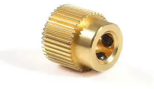 15Pcs Extruder Wheel 40 Teeth Gear Brass Extruder Wheel Gear 3D Printer Parts Compatible With CR-10, S4, S5, Ender 3