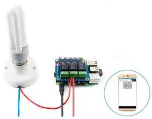 Ageryu Waveshare 5V 3-Channel Relay Module Expansion Board Breakout Shield HAT Kit For RPI Raspberry Pi Zero 2 W WH 2W 3-N33R