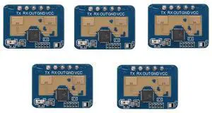 5 Pcs 24G Mmwave HLK-LD2410C Human Presence Radar Sensor ligent Sensor Motion Detection Module-N33R
