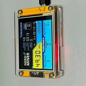 Ageryu  Nerdminer V3 2.8-Inch BTC Solo Lottery Nerd Miner Crypto Bitcoin Miner Solo Mining Machine
