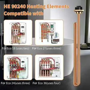 Ageryu 9000W 240V HE90240 Heating Elements For Electric Water Heater For Eco 18 24 27 36 For Electric Tankless Water Heater D