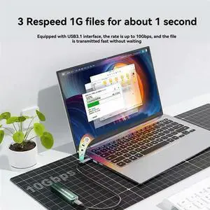 Ageryu M.2 NVME SSD Case External Enclosure USB3.1 10Gbps NVME Hard Drive Case Adapter Box Supports 2280