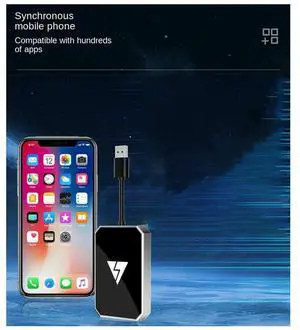 Ageryu 2-In-1 Wireless Carplay Android Adapter USB Wireless Adapter Car Adapter Convert Wired Android Auto To Wireless