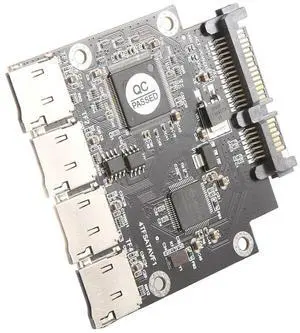 Ageryu 4 Way Micro-SD TF Memory Card To SATA Serial Adapter SSD Industrial Embedded Portable Memory Module-N33R