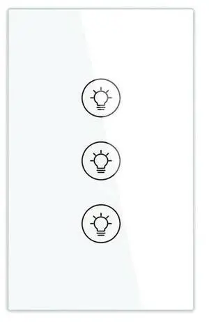 Ageryu Tuya Smart Zigbee Multi-Gang Light Dimmer Switch Independents Control Smart Tuya APP Control Works With Alexa Home C US Plug-N33