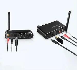 Ageryu 3 In 1 HIFI DAC Digital Audio To Analog Audio Converter Bluetooth Receiver&Transmitter 3.5MM AUX Coaxial Optical Fiber-N33R