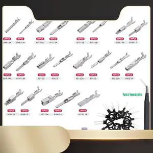Ageryu 755Pcs Car Electrical Wire Terminal Pins Connector Kit 1/1.5/1.8/2.2/2.8/3.5Mm 21Type Connector Pins Terminal Auto-N33R
