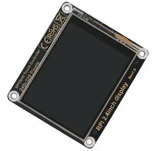 Ageryu For Pi 2.4 Inch IPS LCD Display Touch Sreen Onboard Speaker Audio (Audio Not For Pi5 But Work With Zero/3B/4