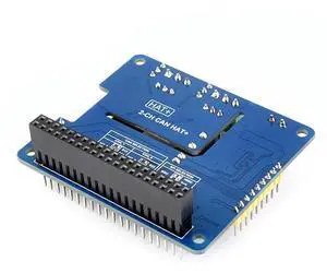 Ageryu Workmanshipp-For Pi 2CH Isolated CAN Expansion HAT MCP2515 7-36V For Pi Series/Jetson Nano