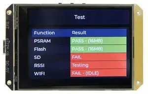 Ageryu ESP32-S3 T-HMI 2.8Inch Touch Display Development Board ST7789 LCD Screen WIFI Bluetooth