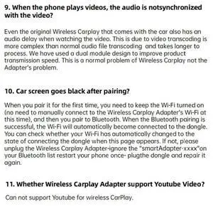 Ageryu Wireless Carplay Adapter Convert Wired Carplay To Wireless Carplay Adapter For IOS 10+ And For Android Auto
