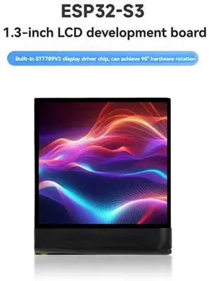 Ageryu ESP32-S3 1.3Inch LCD Display Development Board ST7789 240X240 With3d Transparent Refractive Prism Mini TV For