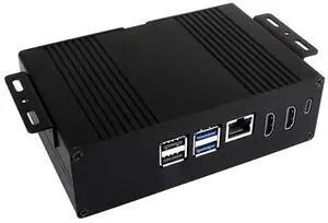 Ageryu Multi-Functional All-In-One Mini-Computer Kit Designed For Pi 5, Aluminum Alloy Case For Pcie Adapter