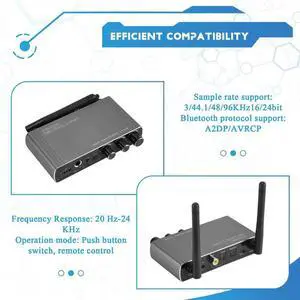 Ageryu LY18 HIFI Lossless Bluetooth Receiver Long Distance Bluetooth Adapter 5.4 Adapter Audio Wireless Receiver 6 In 1-N33R