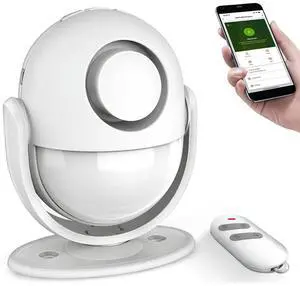 Ageryu Wifi Smart Motion Sensor Alarms System Motion Detector Outdoor Weatherproof Wireless Infrared Security Motion Detector-N33R