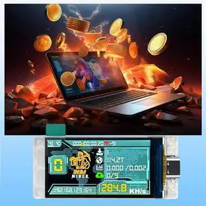 Ageryu N33R_NerdMiner 285KH/S BTC Solo Lottery Miner with WiFi