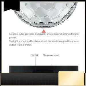 Ageryu USB LED Bar Stage RGB Mini DJ Disco Lights Ball Sound Party Light Projector For Car Home KTV Sound Activated-N33R