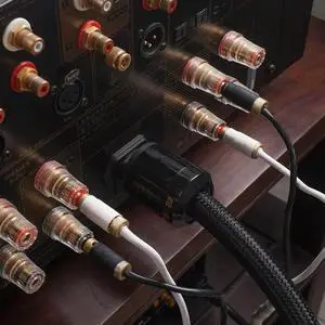 Ageryu 12AWG Hifi Power Cable, Hifi Power Cable EU Power Cable, 250V/15A For Speakers, Subwoofer, Turntable, Amplifier-N33R