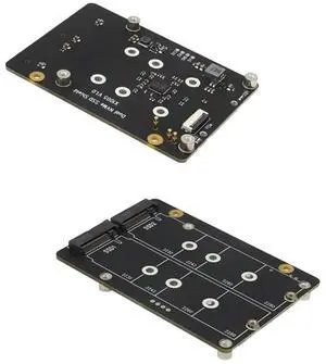 Ageryu X1005 Dual NVME SSD Shield PCle to M.2 Dual SSD for Pi 5 Supports Hailo-8 AI Accelerator