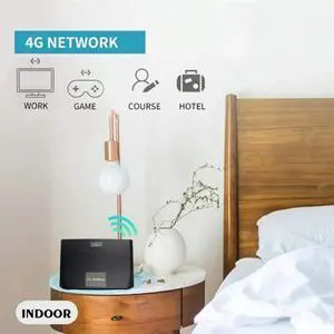 Ageryu H305 4G LTE CAT4 Router 300Mbps With SIM Card Slot+Voice Phone Port+4XRJ45 Network Port Wifi Router Hotspot