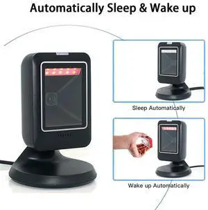 Ageryu MP6300Y Omnidirectional Desktop Automatic Sense 1D/2D Code Data Matrix Bar Reader for Supermarket