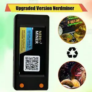 Ageryu N33R_Nerdminer V2 BTC Solo Lottery Miner 78KH/S with LCD Display BTC Miner