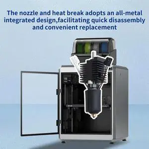 Ageryu 3D Printer Hotend Kit Hotend Kit Fork2 Plus 3D Printer High Temperature Resistance