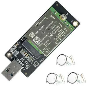 EM7565 4G LTE Module+3X4G Antenna+USB Adapter CAT-12 600Mbps CBRS NGFF Module Cat12 NGFF Module Cat12 For Laptop