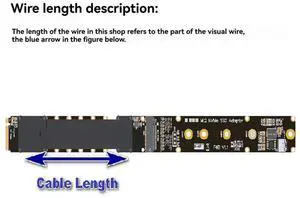 M.2 Nvme Key M SSD Extension Cable Pcie 5.0 X4 Gen5 128G/Bps Extension Cable FFC High Speed Ultra-Soft Low Loss 50Cm M.2 Nvme Key M SSD Extension Cable Pcie 5.0 X4 Gen5 128G/Bps Extension Cable FFC High Speed Ultra-Soft Low Loss 50Cm