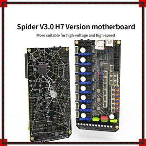 Ageryu Spider V3.0 H7 32 Bit Motherboard Drive 24V/48V Power Supply Board 8 Axis TMC5160T TMC2209 High Speed For Voron