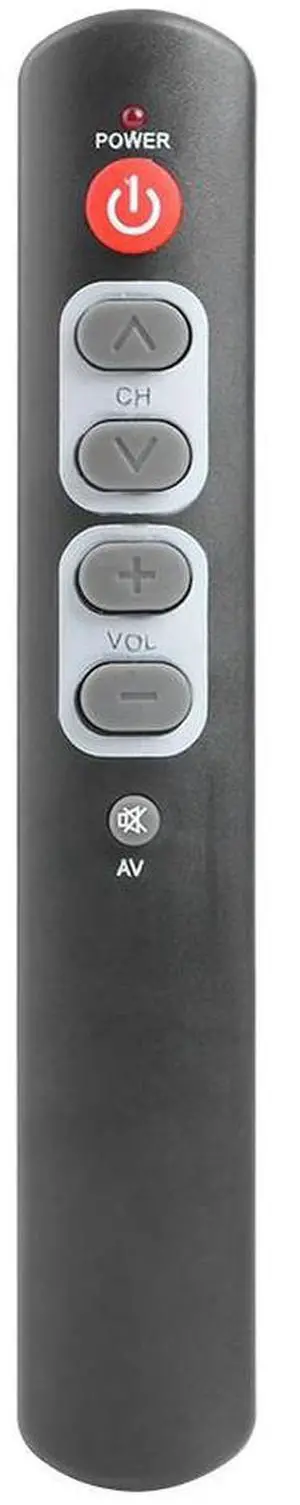 Universal 6 Big Button Learning Remote Control Copy IR Remote for TV STB DVD VCR