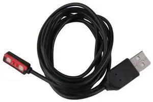 USB Charging Cable Charger Adapter for Pebble Steel Smartwatch Watch Black