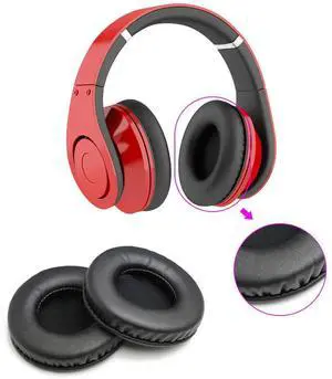 2 Pcs Ear Pads Replacement Headphone Earpads Protein Leather Ear Cups Cover Soft for Technics RP-DH1200/RP-DH1250-S DJ RP-DH1210