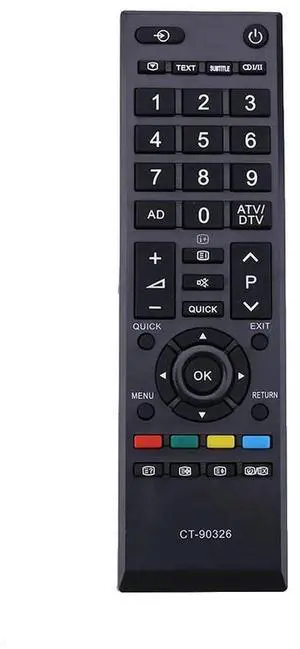 Universal Remote Control Powered Plastic Television Remote Control Replacement Accessories for CT-90326 CT-90380