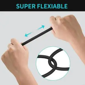 Double Shielded 1/4inch TRS Stereo Splitter Y Cable 1/4 TRS Splitter Cable for Clear Stereo Transmission
