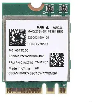RTL8821CE FRU 01AX710 Wifi Bluetooth-compatible 4.2 Wireless Card 2.4G 5.8G Dual Band for E470 E470c Laptop PC