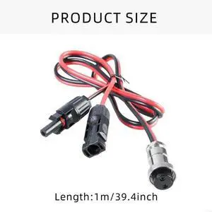Multi-Contact 4 to GX20 2Pin Aviation Power Cord Conversion Line Supports 150W