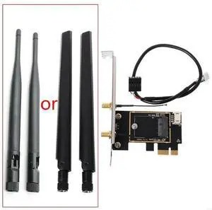 Converter Adapter Board Card Disk M.2 NGFF to PCI-E Converter Bluetooth-compatible Adapter Power Cable Accessories