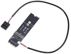 Ageryu NGFF M.2 A+E Key To Nvme PCI-E SSD Port Converter Adapter For AX200 AX210 8265 7260AC Wifi BT Wireless Card