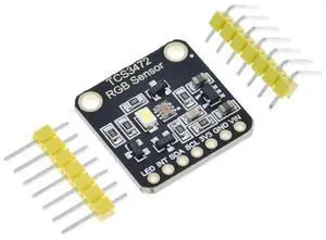 Ageryu TCS34725 Color Sensor TCS3472 RGB Sensor Color Recognition Module RGB Development Board IIC For STM32,Square Durable-N33