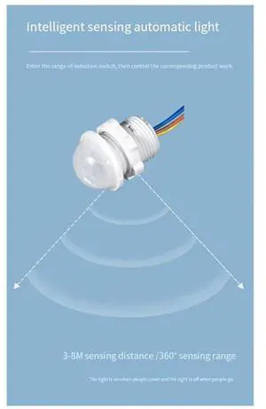 Human Body Sensing Module ligent Delay Control Sensor Hallway Corridor Light Control Sensor Module, D-N33R
