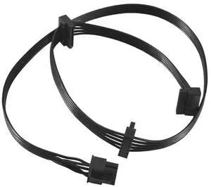 Ageryu 8 Pin 1 To 3 Port Driver Power Supply Cable For Cougar CMX1200 CMX1000 CMX800 CMX700 CMX550, 8Pin To 3 IDE Cable