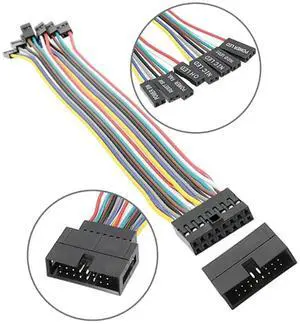 Ageryu 8Pin Panel Switching Cable Switching Adapter Jumper, Server Chassis Adapter Cable For Ultramicro Server M76