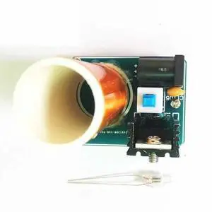 Ageryu BD243 Mini For Tesla Coil Kit Empty Lights Technology DIY Electronics BD243C DIY Mini For Tesla Coil Module, DIY Kit Durable-N33