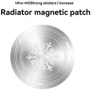 Ageryu 10Pcs Adhesive Suction Sheet Thermally Conductive Iron Plate With Adhesive For Phone Cooler-N33R
