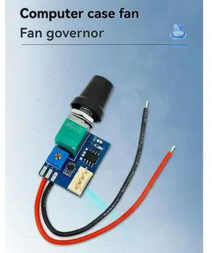 Ageryu DC12V 4 Pin PWM Fan Speed Controller PWM Fan Speed Controller Fan Speed Controller-N33R