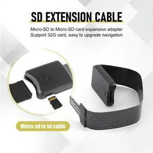 Ageryu Micro-SD To Micro-SD Card Flexible Extender Cable For Ender 3 Pro/Ender 3 V2/3D Printer/Raspberry Pi/GPS/TV-N33R