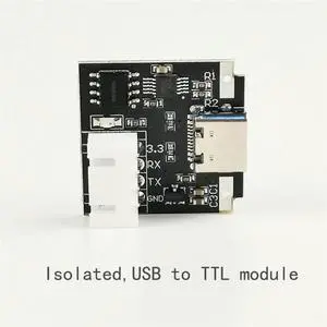 Ageryu Isolated USB To TTL USB-C To Serial Port UART Module Download Line Upgrade Brush Industrial-Grade 3.3V With Accessorie