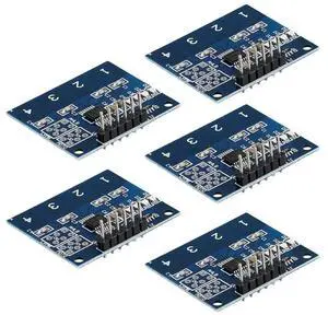 Ageryu TTP224 Capacitive 4 Channels Touch Switch Module 4 Key Induction IC 2.4V To 5.5V Level State Indicator Onboard Module